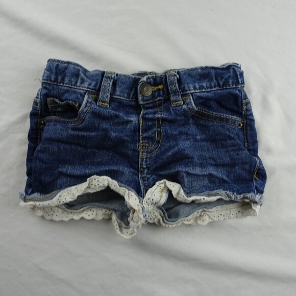 Cat & Jack Super Stretch Girl Youth Jean Short Size 4T - Picture 1 of 8